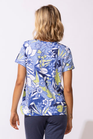 Escape by Habitat Resort Fiji Floral V-neck Tee