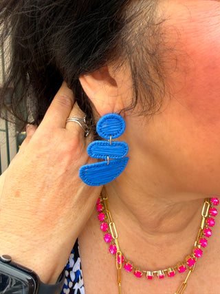 Royal Blue Drop Earrings
