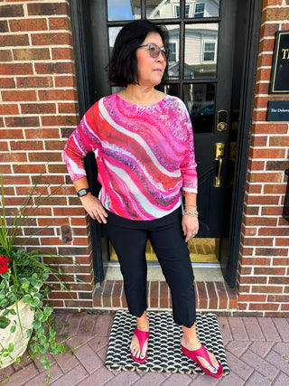 FITFLOPS LULU LEATHER TOEPOST SANDAL REDBERRY