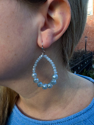 Grey Sparkle Earrings