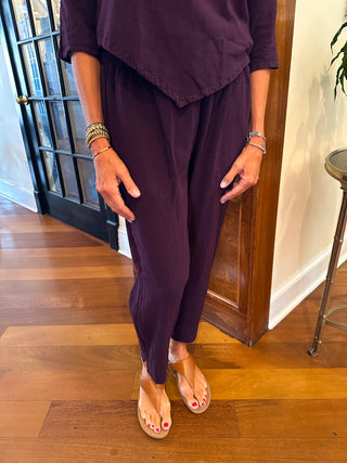 Oh My Gauze Fiona Pants Amethyst