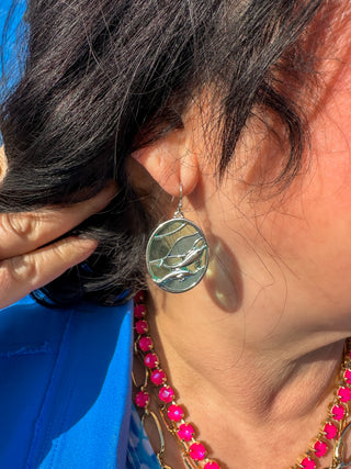 Blue Dolphin Earrings
