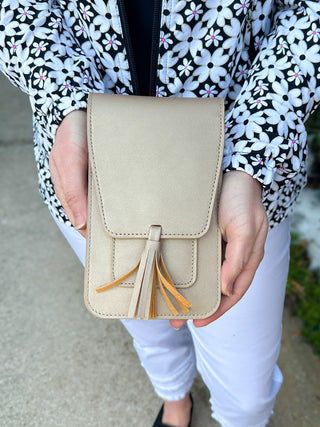 Harper Crossbody Bag Gold Shimmer