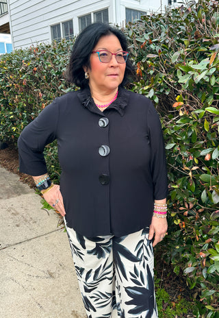 Tango Mango Black Wire Collar Swing Top