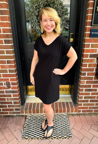 Oh My Gauze Beach Dress Black – Blooming Boutique
