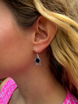 Black Filigree Earrings