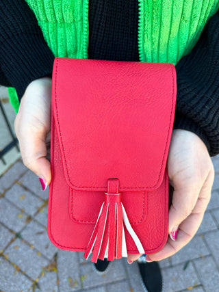 Harper Crossbody Bag Red
