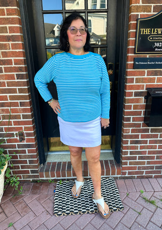 Bangladine by Lulu B White Skort