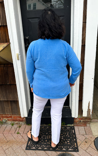 Lulu B Lewes Embroidered Chenille Sweater