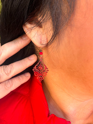 Adajio Arabian Red Earrings