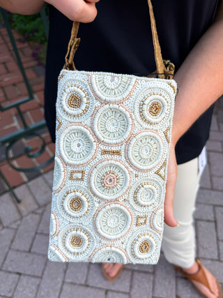 Kaleidoscope Cream Club Bag