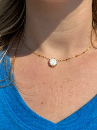 Sorrelli Modern Pearl Isabella Pendant Necklace