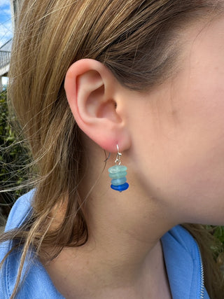 Simple Seaglass Earrings