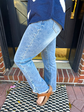 Everstretch Straight Leg Ankle with Crossover Fringe