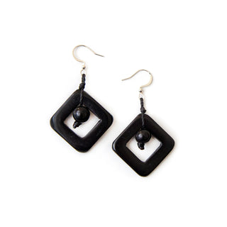 Blooming Days: Tagua Earrings-Irina Black