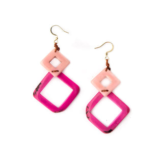 Blooming Days: Tagua Earrings-Sully Pink