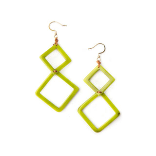 Blooming Days: Tagua Earrings-Sully Lime