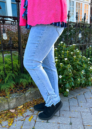 EverStretch Skinny Ankle Light Denim