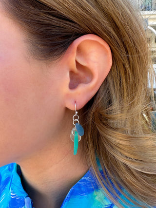 Seaglass Dangle Earrings