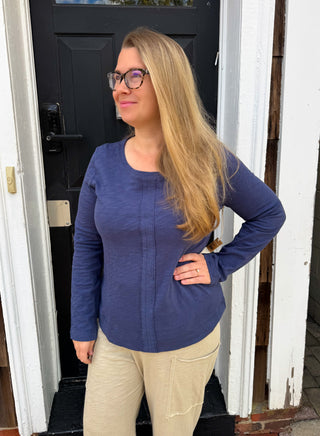 Escape by Habitat Navy Stay Centered Tee