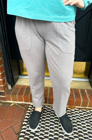 Escape by Habitat Pocket Cotton Capri Fog