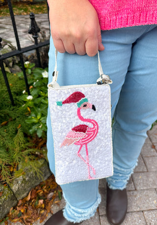 Club Bag Santa Flamingo