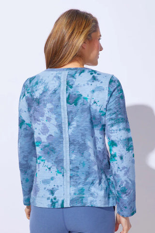 Escape by Habitat Indigo Mineral Wash Stay Centered Tee