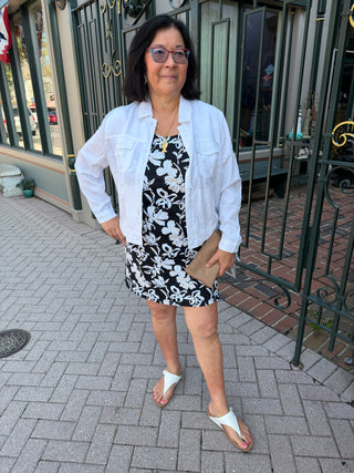 Lulu B White Tencel Jacket