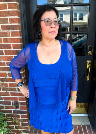 Tango Mango Royal Blue Cha Cha Dress