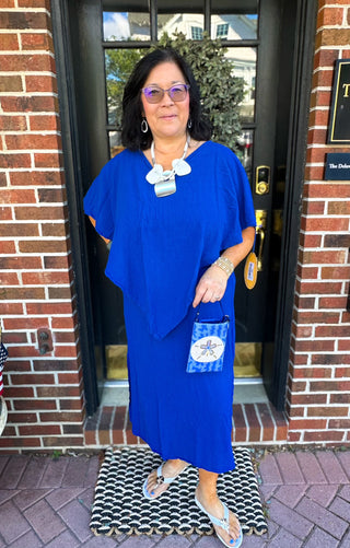 Oh My Gauze Wish Dress Cobalt Oh My Gauze Wish Dress Cobalt