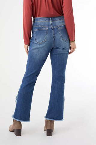 EverStretch Bambu Soft Straight Ankle with Crossover Fringe Bottom