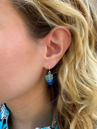 Simple Seaglass Earrings