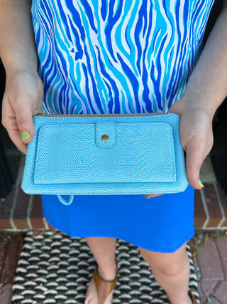 Turquoise Lizard Downtown Wallet