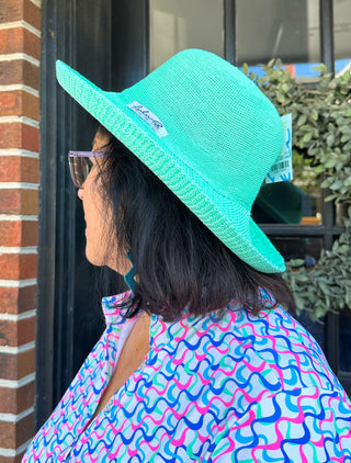 Lulu B Clearwater Lime Sun Hat