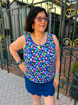 Lulu B Wine Basic Tank