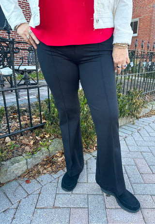 Lulu B Black Wide Leg Leggings