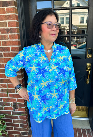 Lulu B Sea Star Button Tunic