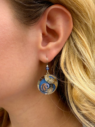 Adajio Periwinkle Circle Earrings