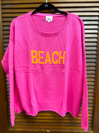 Beach Pink Pullover Sweater