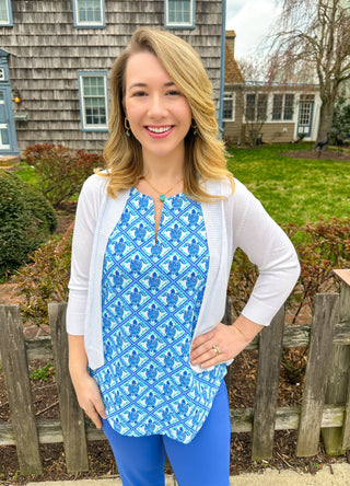 Lulu B White Cardigan Sweater