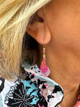 Adajio Pink Ombré Earrings