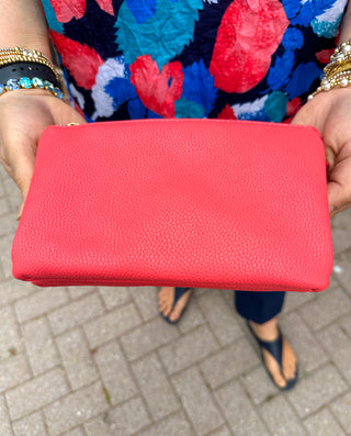 RILEY CORAL CROSSBODY HANDBAG