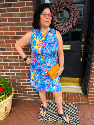 Tango Mango Ocean Ruffle Skort
