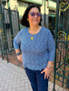 Blue Animal Print
