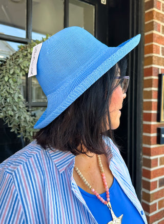 Lulu B Clear Periwinkle Sun Hat