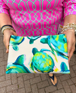 Watercolor Turtle Crossbody Bag