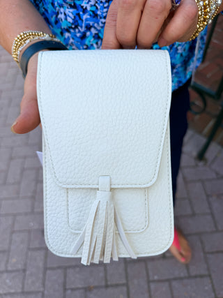 Harper Crossbody Bag White