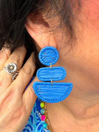 Royal Blue Drop Earrings
