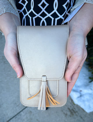 Harper Crossbody Bag Gold Shimmer