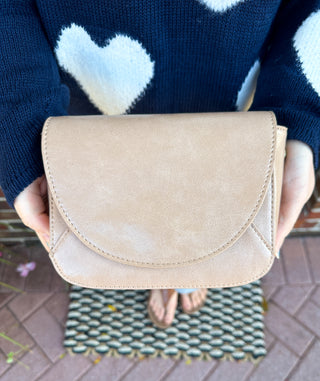 Joy Susan Tan Mini Clutch Crossbody